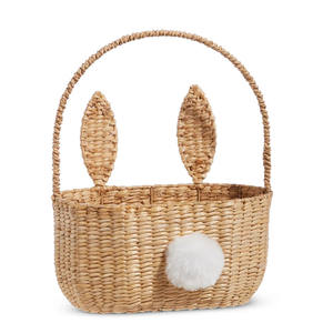 Panier de rangement au design lapin, fabriqué au Vietnam, artisanal, décor durable idéal pour les chambres d'enfants, vente en gros disponible. - Product Image 5