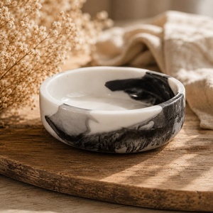 Bol en résine fait main, bol décoratif pour servir, pour la maison, la cuisine et la salle à manger - Product Image 3