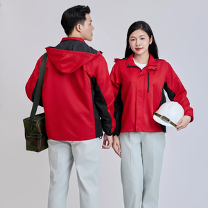 Veste Hardshell FMF Vietnam Coupe-Vent Imperméable Respirante Séchage Rapide 100% Polyester Unisexe Rouge-Noir Thermique - Product Image 1