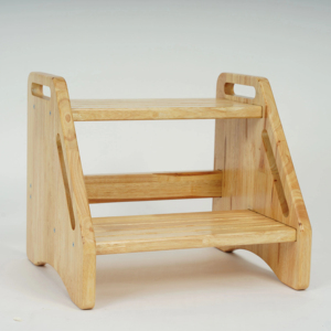 Customize Wooden <b>Stools</b>: Rubber wood Two <b>Step</b> <b>Stool</b> Vietnam Manufacturer - Product Image 1