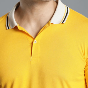 เสื้อโปโลชาย แขนสั้น ผ้าฝ้าย ใส่สบาย เหมาะกับกอล์ฟ ระบายอากาศดี คอปกปิเก้  แบบเรียบ  รับสกรีนโลโก้  ขายส่งจากโรงงาน - Product Image 6