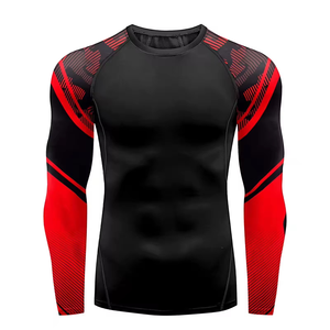 Rashguards respirants de qualité supérieure et durables 2026 à manches longues personnalisés pour BJJ MMA Hommes et Femmes Séchage rapide - Product Image 1