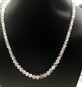 Cuentas facetadas de morganita rosa natural para la elaboración de joyería fina, collar de piedras preciosas - Product Image 3