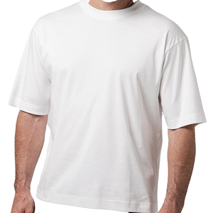 เสื้อยืดทรงบ็อกซี่สตรีทแวร์ผู้ชาย ผ้าฝ้าย 100% ทรงปกติ แขนสั้น รับผลิตแบบ OEM ODM แบรนด์ส่วนตัว น้ำหนัก 180 กรัม - Product Image 5