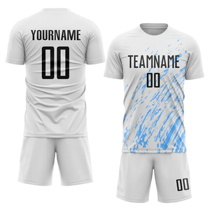 Conjuntos de Camisetas de Fútbol Unisex con Protección UV de Secado Rápido Sublimadas para Prácticas Escolares/de Club, Uniformes de Entrenamiento Digitales - Product Image 1