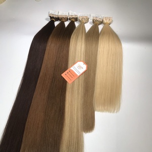 Extensiones de cabello humano virgen Remy vietnamita 100% con cinta adhesiva, puntas gruesas, cabello humano de doble capa, paquetes a precio mayorista - Product Image 3