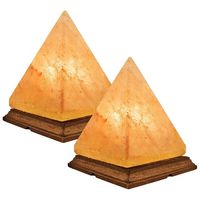 Lampe en sel de l'Himalaya en forme de pyramide, éclairage décoratif Feng Shui, fabrication artisanale, portable, certifiée CE, fabricant OEM ODM