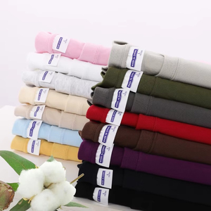 เสื้อยืดคอตตอนสีพื้นสำหรับผู้ชาย แบรนด์ PUFFIN SPORTS OEM แขนสั้น คอกลม ทรงปกติ สวมใส่สบาย ผ้าถัก ย้อมสีพื้น ดีไซน์เรียบง่าย - Product Image 4