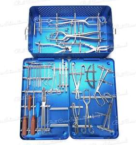 Kit de Fijación Quirúrgica para Traumatología Ortopédica, Implantes Pélvicos Manuales de Acero Inoxidable, Placa de Reconstrucción de Dentavex - Product Image 6