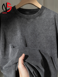 Camiseta de Algodón Pesado con Lavado Ácido Personalizada para Hombre, Camiseta Oversize Lisa 100% Algodón, la Más Vendida para Hombre en 2026 - Product Image 5