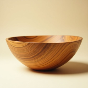 Bol en bois naturel fait main au design unique pour salade, taille personnalisée - Product Image 5