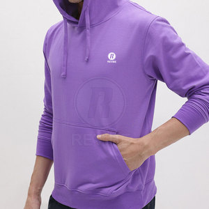 Vêtements d'hiver décontractés pour hommes, sweats à capuche avec broderie 3D, couleurs personnalisées, coupe classique, 100% coton molletonné, écologique, respirant - Product Image 2