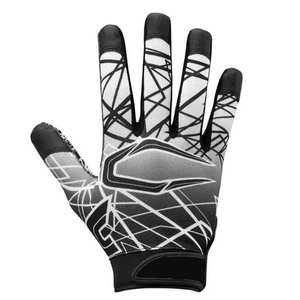 Gants de football américain personnalisés en gros, à forte adhérence, pour jeunes et adultes, pour l'entraînement sportif - Product Image 2