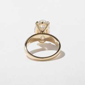 Lab Grown Diamond <b>Engagement</b> <b>Ring</b> 5Ct Large Antique <b>Oval</b> Prong Set 14k 18k Solid Gold Solitaire Luxury Vintage Jewelry Wholesale - Product Image 4