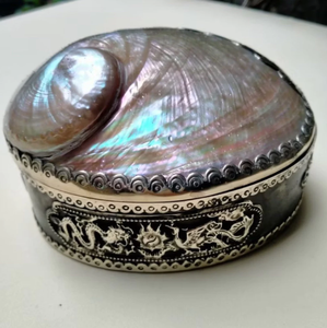 Handmade Seashell Jewelry Box <b>Abalone</b> <b>Shell</b> Polished Mother of Pearl Gift Vietnam Factory Wholesale Custom Label - Product Image 2