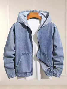 Men's <b>Jackets</b> Best Quality Unique Design Lightweight Men Denim <b>Jackets</b> OEM Services Cheap Price Cotton Washed Autumn Wear - Product Image 1