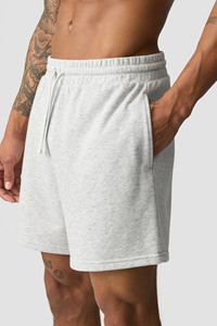 Pantalones Cortos Deportivos Casuales para Hombre, de Poliéster/Algodón, Transpirables, de Secado Rápido, Cintura Elástica Alta, para Correr, en Oferta - Product Image 2