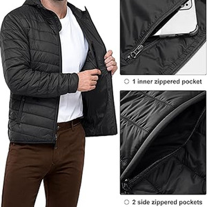 Men's Hooded Down <b>Coat</b> Winter Warm Thick <b>Bubble</b> <b>Coat</b> Fashion Hooded Puufer Jacket for Men - Product Image 4