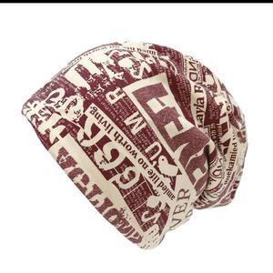 Rose Unisex Beanie Hat Letter Print 100% Acrylic <b>Winter</b> <b>Cap</b> Casual Style Adult Size 56-58cm - Product Image 3
