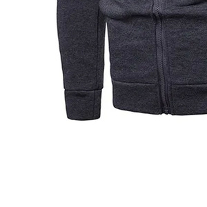 Mens Stylish Zipper Hoodies Minimalist <b>Zip</b> Up <b>Hooded</b> Sweatshirt Breathable Street Fashion Factory Wholesale Direct - Product Image 2