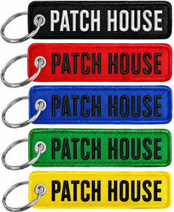 Patch brodé porte-clés en feutre non tissé de forme irrégulière, applique en tissu à coudre, idéal pour cadeau - Product Image 6
