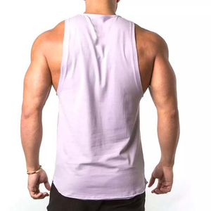 Wholesale <b>Cheap</b> Price Men Gym Wear Tank Top Eco-Friendly Breathable Sporty Style Brand Custom Logo Design 100% - Product Image 2