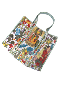 Bolso Tote Acolchado, Bolso Tote de Algodón Hecho a Mano, Bolso con Estampado Artístico Boho, Bolso de Viaje Grande, Bolso de Hombro Acolchado Floral - Product Image 3