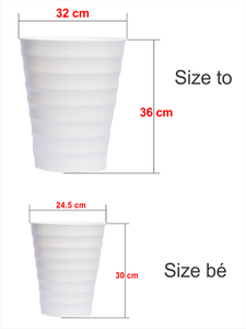 Meilleure vente Pot pour la décoration de la maison et du jardin, Pot pour plantes en forme de V avec plastique de haute qualité - Product Image 5