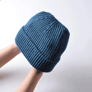 Wool Knit Cuff Short Fisherman Beanie Cap for Men Women Winter <b>Warm</b> <b>Hats</b> - Product Image 2