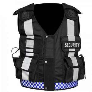 Chaleco de Seguridad Reflectante, Uniforme de Seguridad Laboral, Cinta Reflectante de Alta Visibilidad, 100% Poliéster, Color y Talla Personalizables, para Hombre - Product Image 1