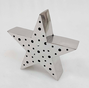 เครื่องประดับตกแต่งต้นคริสต์มาสทำมือ ดีไซน์สวยงาม วัสดุอะลูมิเนียม เหล็ก ลายดาวและนางฟ้า สำหรับแขวนตกแต่งบ้าน งานแต่งงาน - Product Image 4