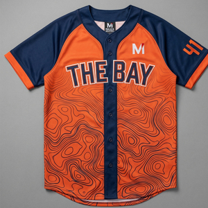 Camiseta de Béisbol Sublimada Personalizada, Impresión de Alta Definición, Tinta Ecológica, Ropa Deportiva para Equipos, Proveedor Mayorista - Product Image 1