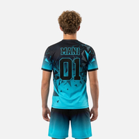 Jersey Handball Ramah Lingkungan dari Poliester Daur Ulang Kain Berkelanjutan Seragam Handball Bernapas Pakaian Olahraga Handball Kustom