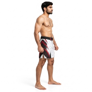 Pantalones Cortos Deportivos Premium para Hombre, Corte Atlético Moderno, Tela de Secado Rápido, para Grappling, Kickboxing y Entrenamientos de Artes Marciales Mixtas - Product Image 3