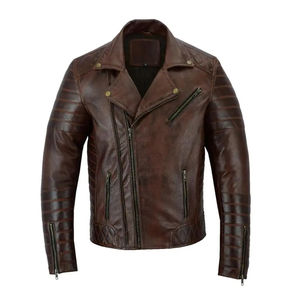 Chaqueta de Piel de Oveja Genuina con Cierre, Diseño Personalizado, Ecológica, a la Moda, con Nuevo Diseño, Cómoda y de Alta Calidad - Product Image 1