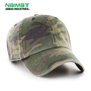 Casquette de baseball vintage en coton délavé camouflage, broderie personnalisée, chapeau camouflage réglable, style tactique pour sports de plein air - Product Image 1