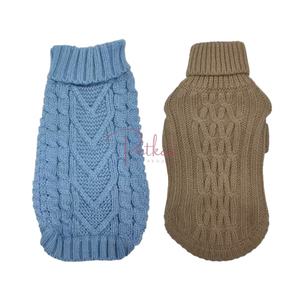 OEM ODM vêtements pour animaux de compagnie à bas <span class=keywords><strong>prix</strong></span> Designer pull pour animaux de compagnie bleu sans manches tricoté <span class=keywords><strong>teckel</strong></span> <span class=keywords><strong>chien</strong></span> pull pour chats et chiens - Product Image 2