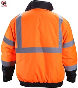 Chaqueta de Seguridad Reflectante de Alta Visibilidad, Impermeable, Ropa de Trabajo, Chaqueta de Invierno, Abrigo de Advertencia Industrial - Product Image 4