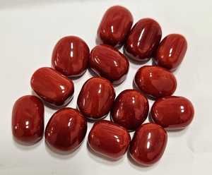 Coral Rojo Natural Italiano en Forma de Cabujón, de Mejor Calidad, Color Sangre, Gema Fina para Joyería, Gema Suelta para la Elaboración de Joyas - Product Image 3