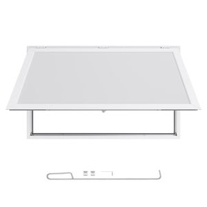 Finestra di Servizio in Lega di Alluminio 60x36 Pollici per Food Truck, Angolo di Apertura 85 Gradi, Marca Awni - Product Image 1