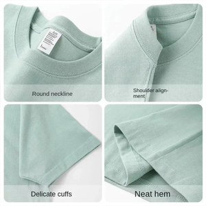 เสื้อยืดผ้าฝ้ายหนาน้ำหนักมากทรงโอเวอร์ไซส์ |   เสื้อยืดลำลองสไตล์สตรีทแวร์ผ้าฝ้ายอเมริกันพรีเมียม ระบายอากาศได้ดี น้ำหนัก 180 กรัม สำหรับผู้ชาย/ยูนิเซ็กส์ - Product Image 5