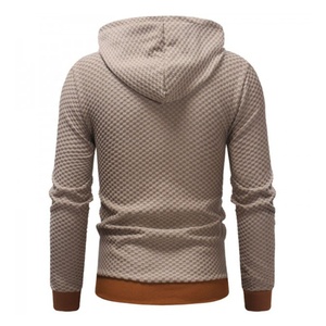 Venta al por mayor de sudaderas lisas de calle para hombre sudaderas con capucha logotipo personalizado de algodón pesado de gran tamaño transpirable para los hombres - Product Image 2