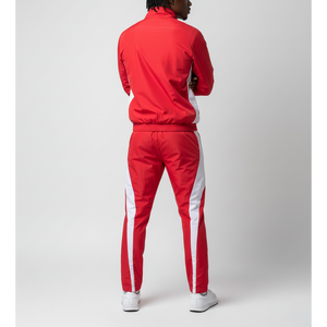 เสื้อแจ็คเก็ตคอตั้งแบบซิป ชุดเซ็ต 2 ชิ้น ไซส์พลัส สำหรับฤดูใบไม้ผลิ น้ำหนักเบา มีกระเป๋าซิป ชุดวอร์มกันลมสำหรับผู้ชาย - Product Image 6