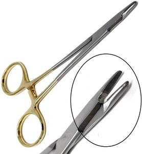 Best Selling TC Ryder Micro Needle Holder & <b>Driver</b> 6-Inch Gold Ring Surgical Instrument <b>Set</b> CE Certified - Product Image 1