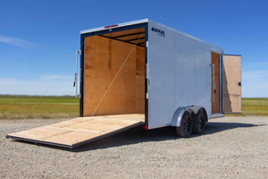 รถพ่วงแบบปิดขนาด 7x16 สำหรับจัดเก็บสิ่งของ คุณภาพสูง ภายในสะอาด พร้อมใช้งาน - Product Image 2