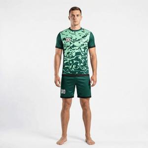 Tenue de football pour adultes de haute qualité, vêtements de sport 100% polyester, séchage rapide, meilleur uniforme de football pour hommes, maillot à manches courtes - Product Image 5
