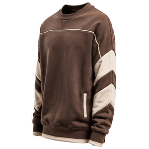 Sweat-shirt à col rond pour homme, impression personnalisée, broderie, polaire premium, pull-over décontracté, vêtements de sport, streetwear, fabricants OEM pour hommes - Product Image 4