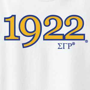 Camiseta Bordada Personalizada con el Año de Fundación 1922 de Sigma Gamma Rho, Camiseta de la Hermandad Griega, Ropa Casual de Calle de Algodón, Ropa Universitaria - Product Image 5