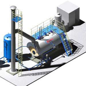 Caldera de Vapor Horizontal de Alta Eficiencia, Alimentada por Petróleo y Gas, Generador de Vapor con Control PLC, 1-15 Toneladas - Product Image 6