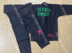 ชุดยูนิเซ็กซ์ BJJ GI ผ้าฝ้าย 100% ชุดยิวยิตสูสีดำ BJJ GIS รับสกรีนโลโก้ ทนทาน ระบายอากาศได้ดี ไม่หดตัว ชุดกิโมโน BJJ 450gsm - Product Image 3